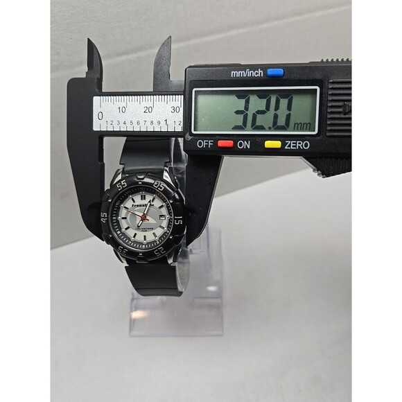 Freestyle Kampus Mid 100M Quartz Date Watch 32mm Rotating Bezel New Battery - Picture 5 of 11